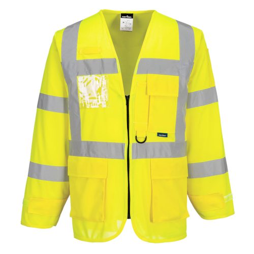 S475YERXL Portwest Jól láthatósági vezetői "dzseki"