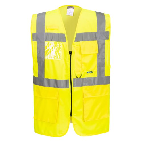 S476YER4XL Portwest Berlin Executive jól láthatósági vezetői mellény