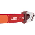 LEDLENSER SEO5 fejlámpa piros 180lm