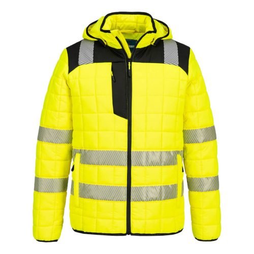 T165YBRL Portwest PW3 Hi-Vis Square baffle kabát
