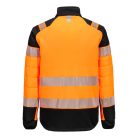 T170OBR4XL Portwest PW3 Hi-Vis Hybrid Baffle kabát