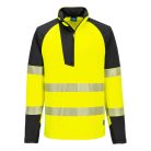 T172YBR4XL Portwest PW3 Hi-Vis 1/4 cipzáras pulóver