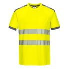 T181YGYL Portwest Jól láthatósági Vision póló