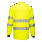 T185YBRM Portwest PW3 Hi-Vis hosszú ujjú póló